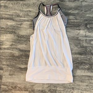 Lululemon workout top with built in sports bra